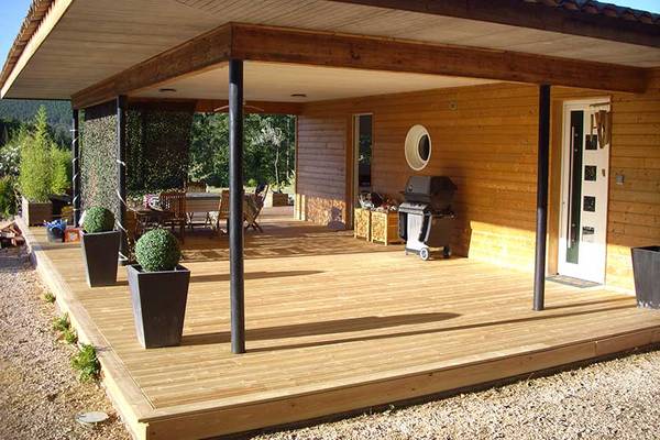 terrasse en bois maison