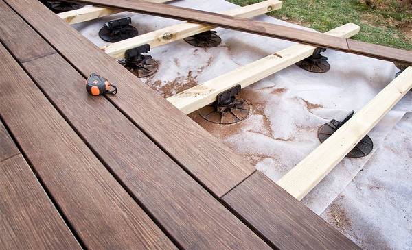 terrasse en bois lame composite