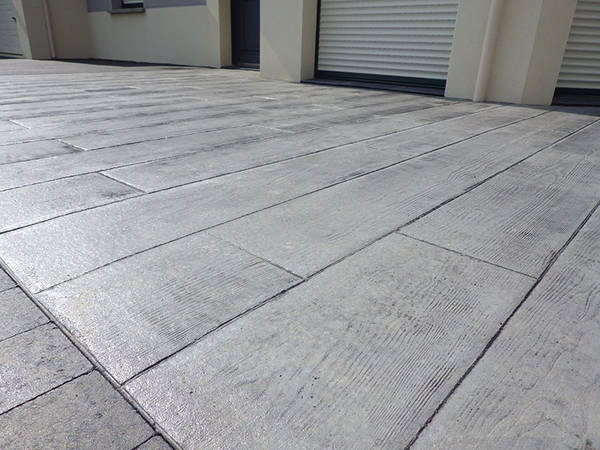 terrasse beton imprimé