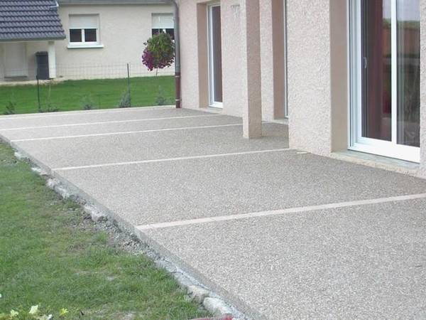 comment faire une terrasse en beton