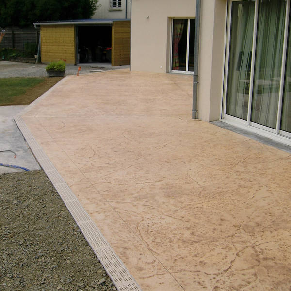 terrasse surélevée en beton