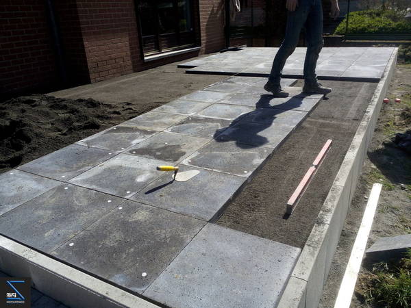 construction terrasse beton