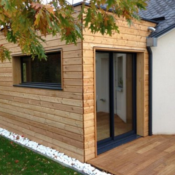 extension de maison en bois