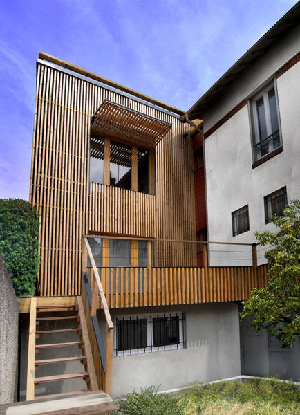 maison contemporaine en bois